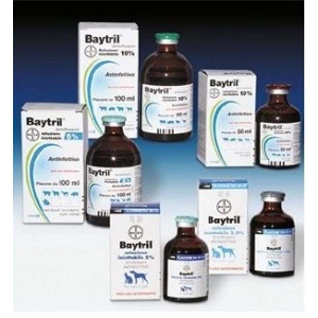 Baytril*Soluz Iniet 5% 100ml