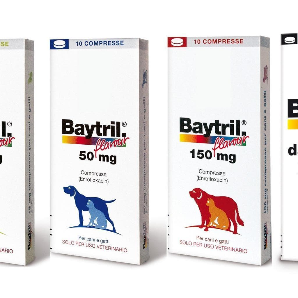 Baytril Flavour*10cpr 50mg