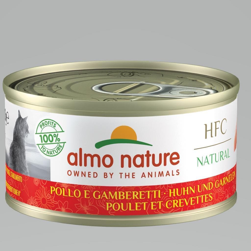 Almo Nature Hfc Cat Natural Pollo/Gamberetti 70gr