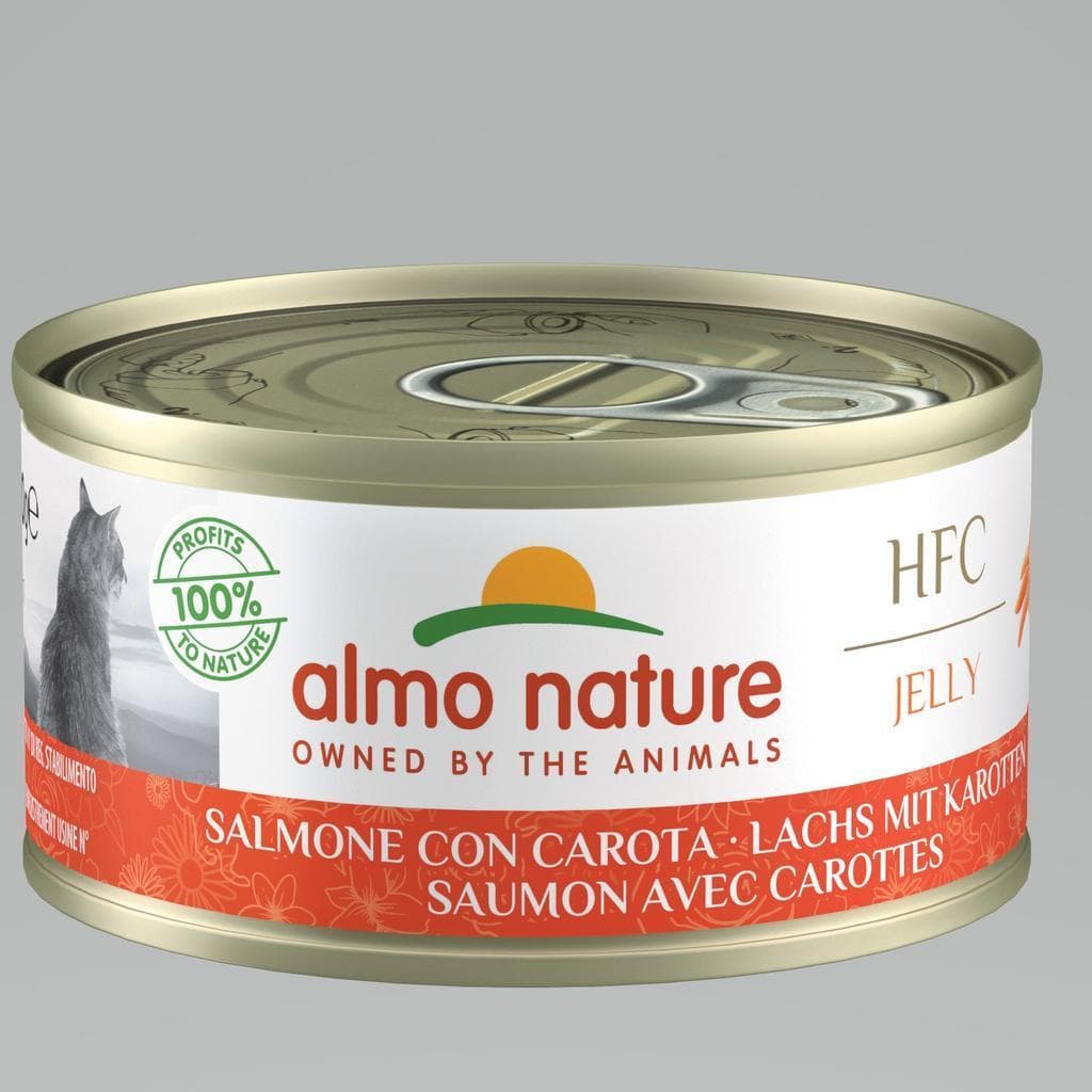 Almo Nature Hfc Cat Jelly Salmone/Carota 70gr