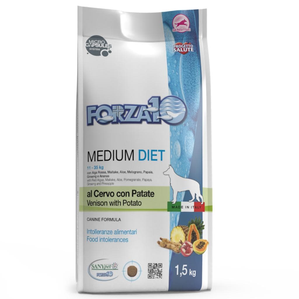 Forza 10 Diet Dog Adult Medium Cervo/Patate 1