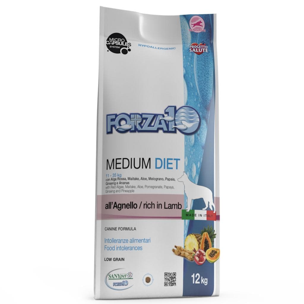 Forza 10 Diet Dog Adult Medium Agnello 12kg