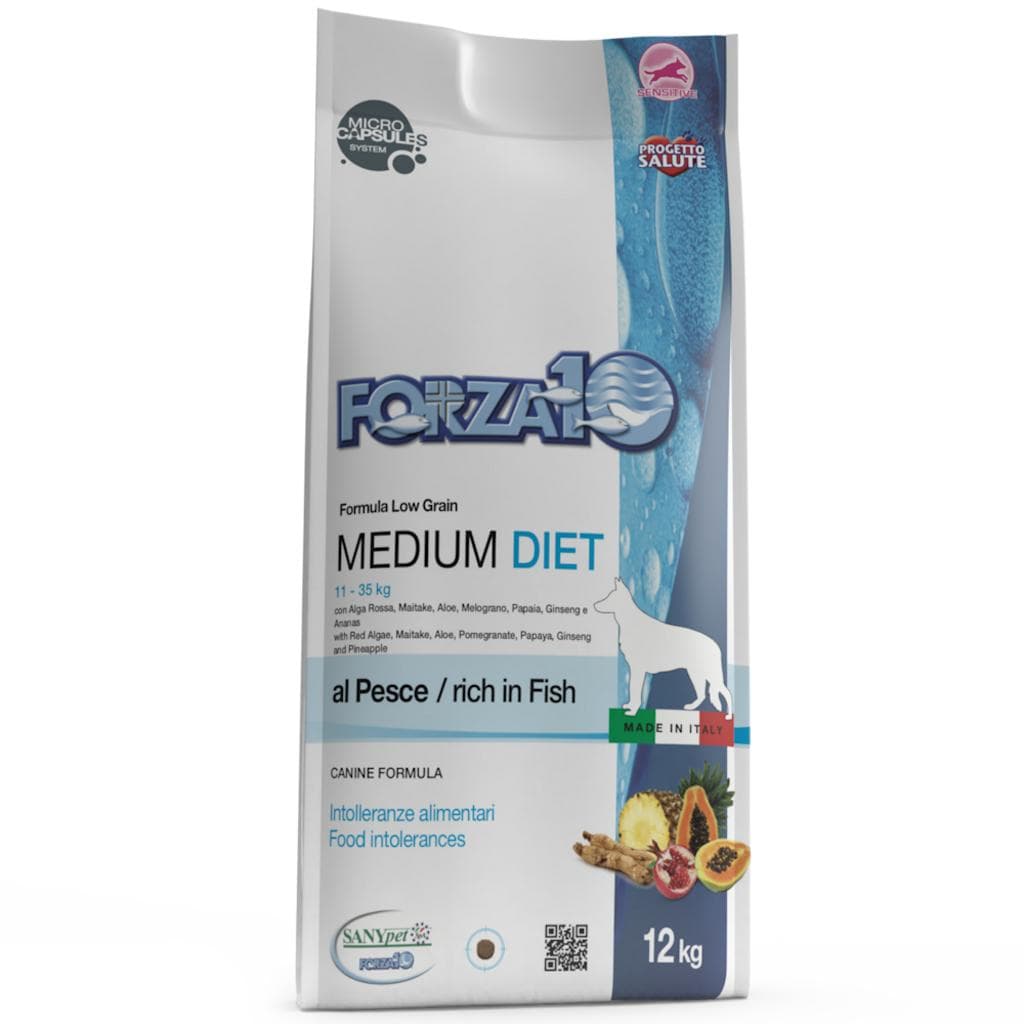 Forza 10 Diet Dog Adult Medium Pesce 12kg