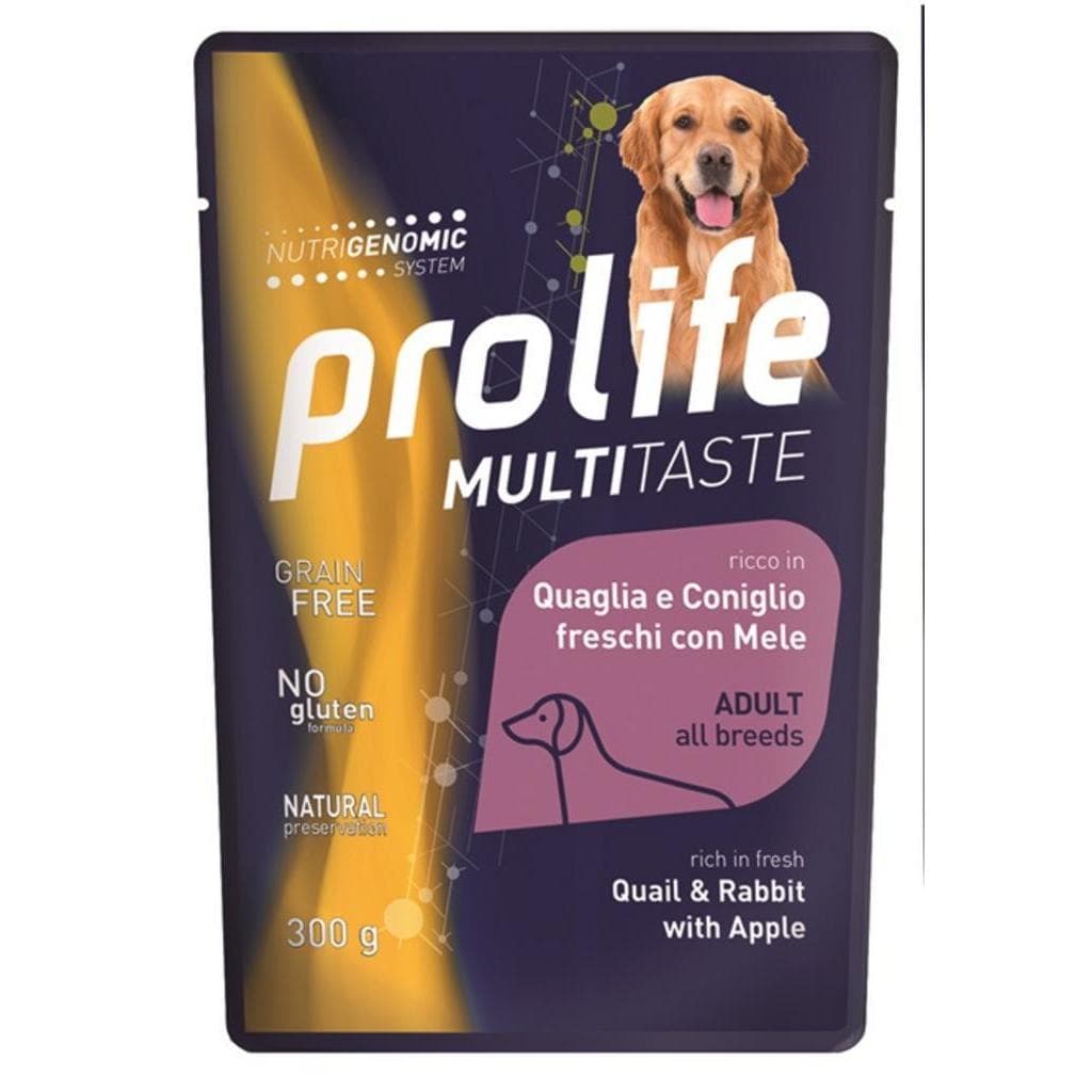 Prolife Dog Wet Quaglia/Coniglio/Mele 300