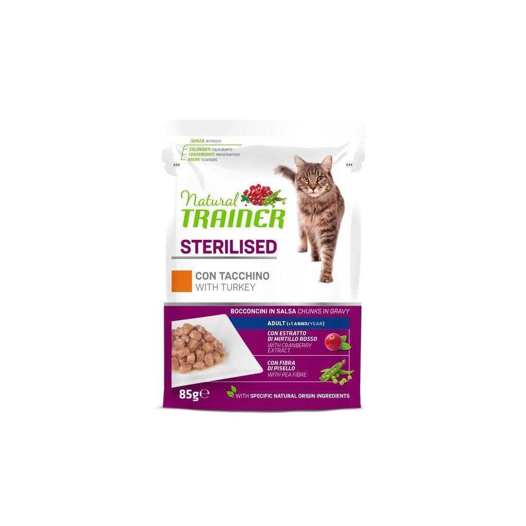 Natural Trainer Cat Adult Sterilised Turkey 85gr
