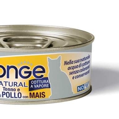 Monge Cat Natural Tonno/Petto Pollo/Mais 80gr