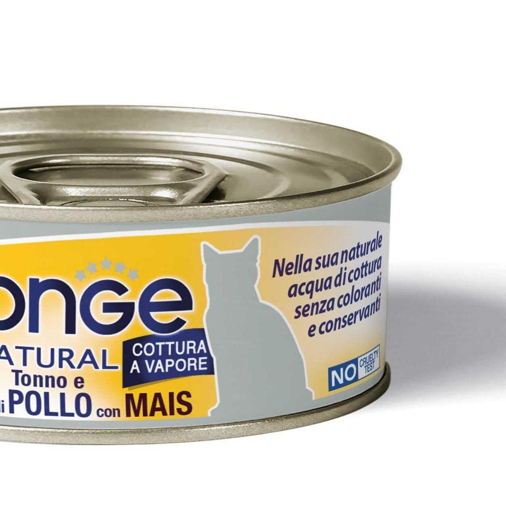 Monge Cat Natural Tonno/Petto Pollo/Mais 80gr
