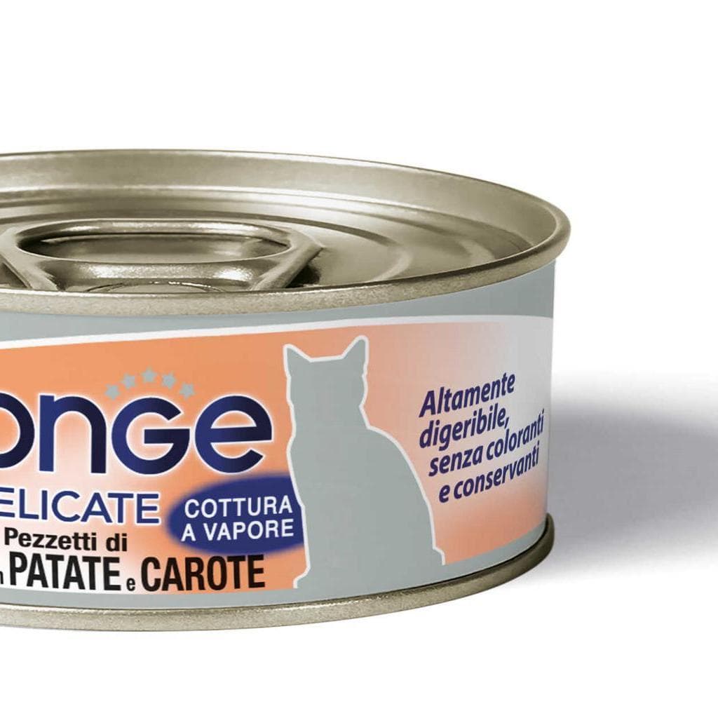 Monge Cat Delicate Pezzetti Pollo/Patate/Carote 80gr