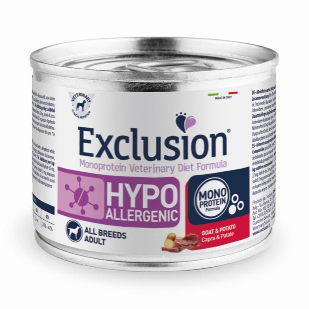 Exclusion Vet Dog Hypo Goat/Potato 200gr