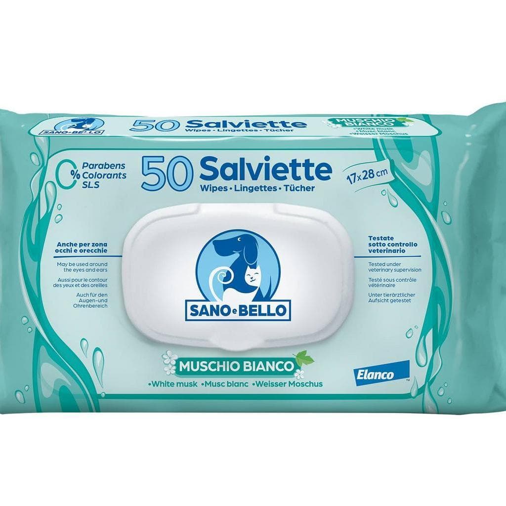 Elanco Salviette Muschio Bianco 50pz