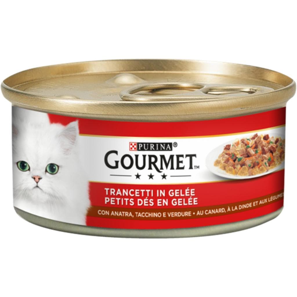 Pur Red Cat Trancetti Tacchino/Anatra/Verd 195gr