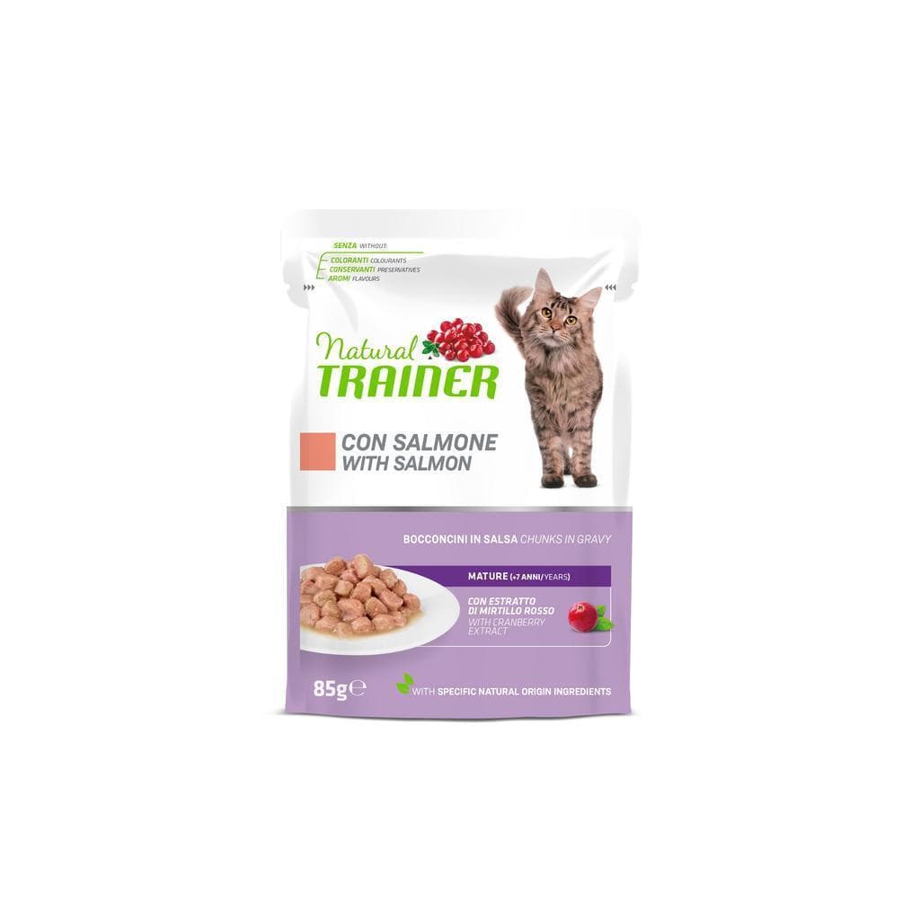 Natural Trainer Cat Mature Salmon 85gr