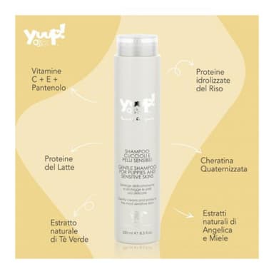 Yuup Shampoo Cuccioli E Pelli Sensibili 250ml