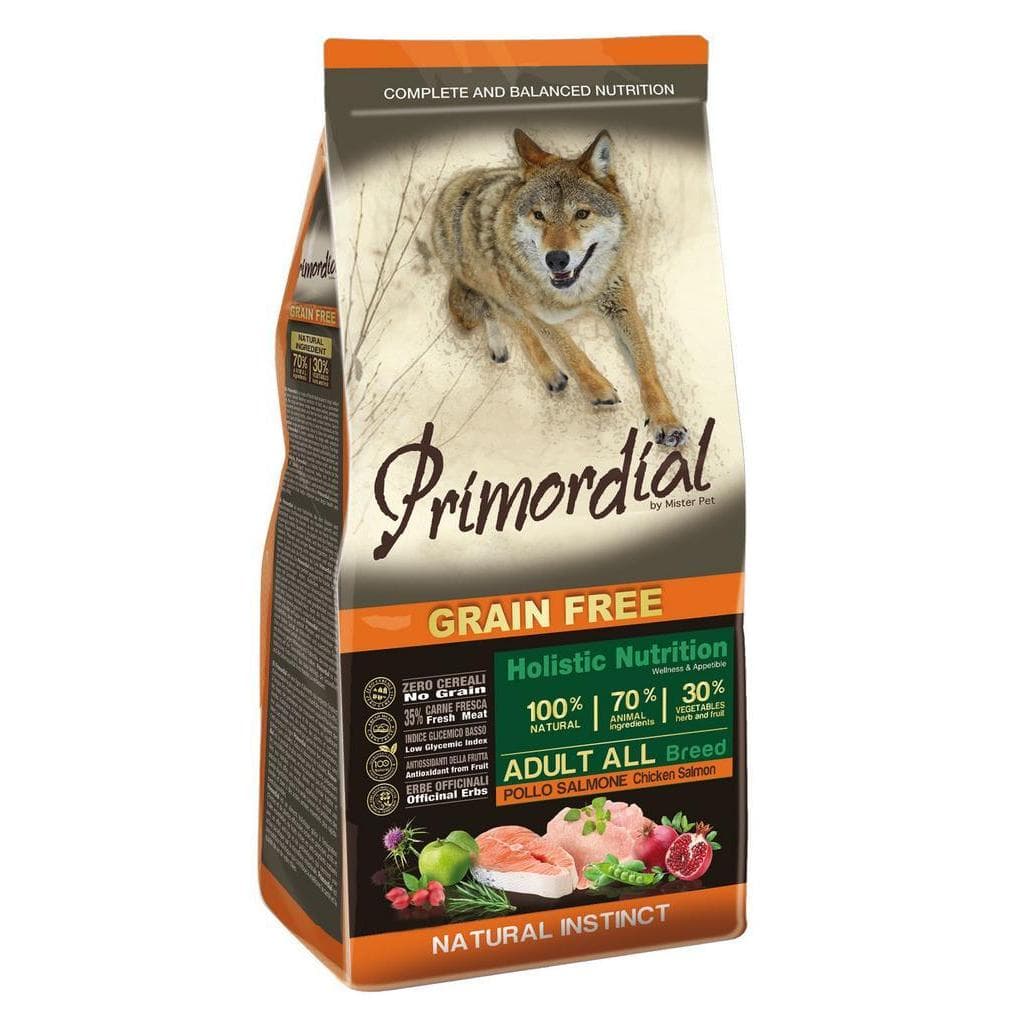 Mister Pet Primordial Dog Adult Chicken/Salmon 12kg