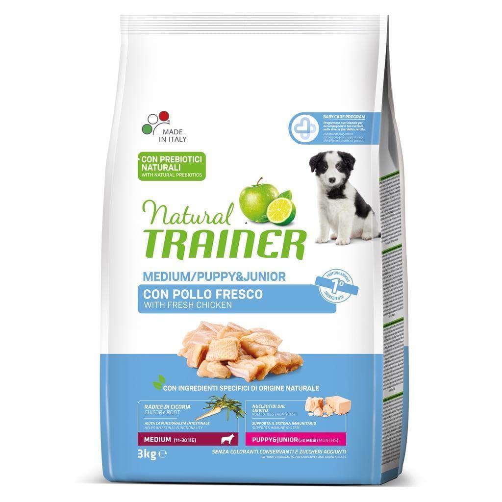 Natural Trainer Dog Puppy Medium Pollo 3kg