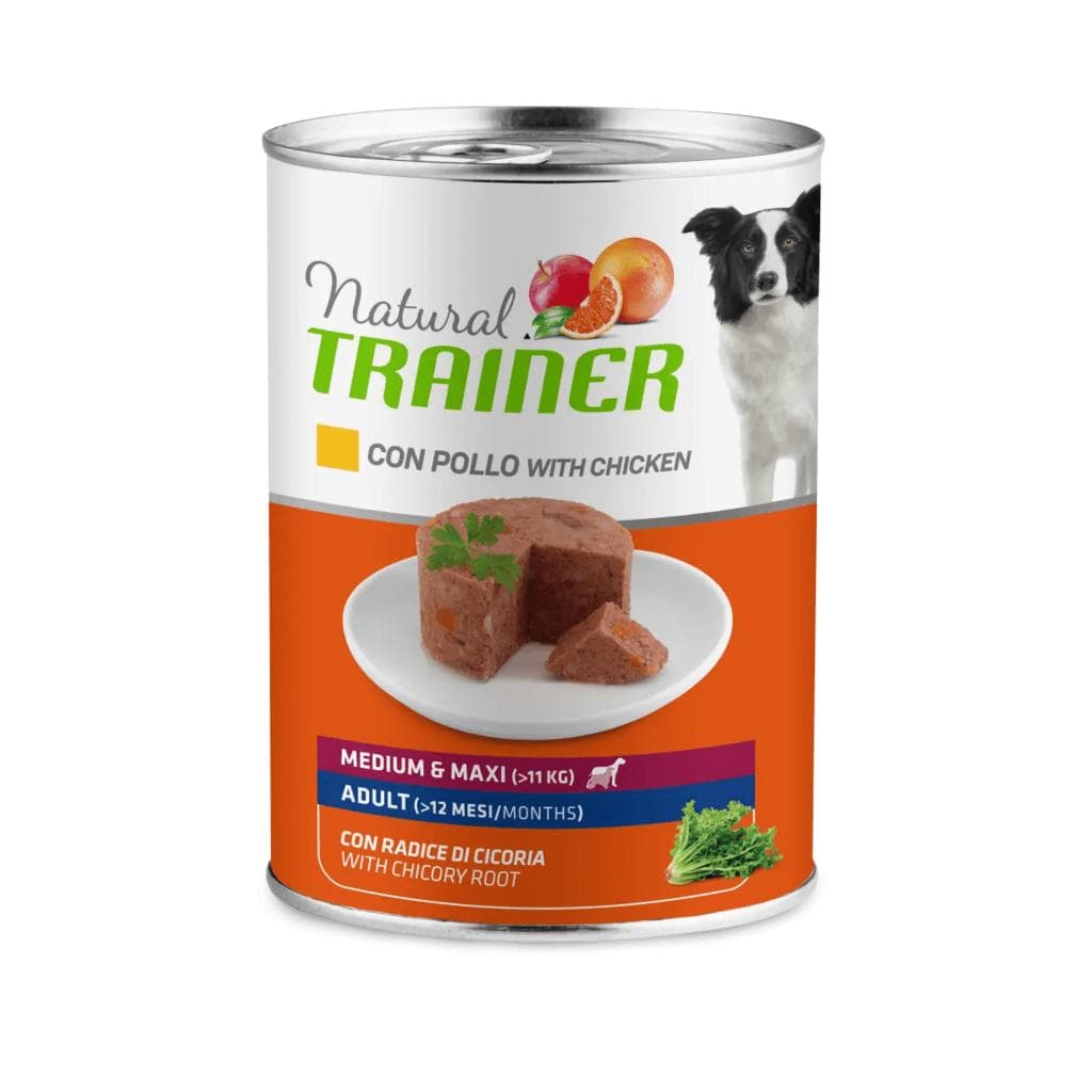 Natural Trainer Dog Adult M/M Chicken 400gr