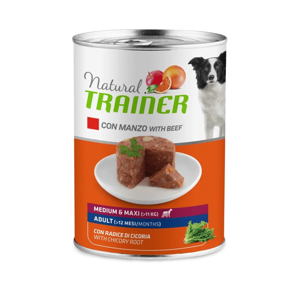 Natural Trainer Dog Adult M/M Beef 400gr