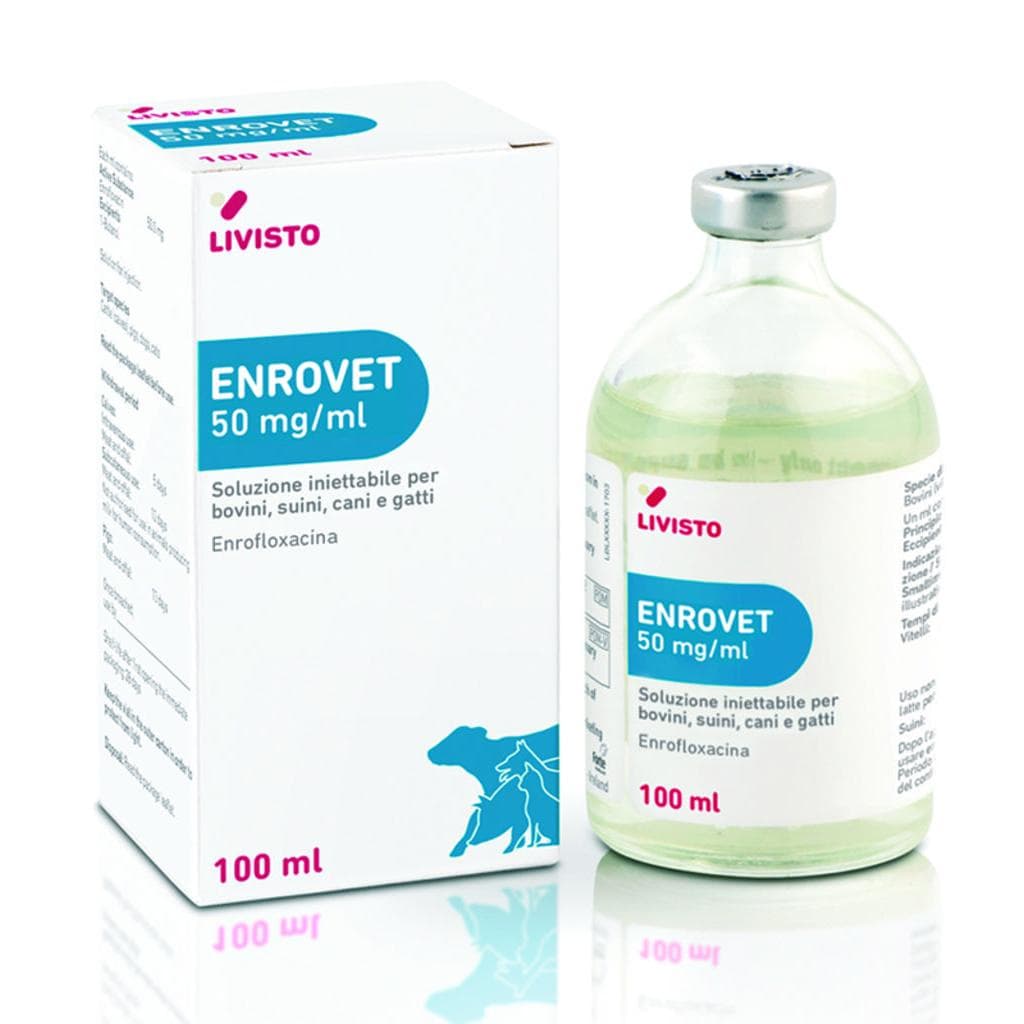 Enrovet*Iniet Fl 100ml 50mg/Ml
