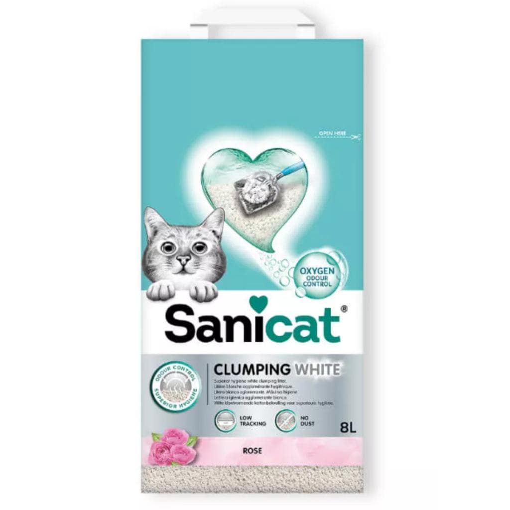 Tol Sanicat Clumping White Rose 8lt