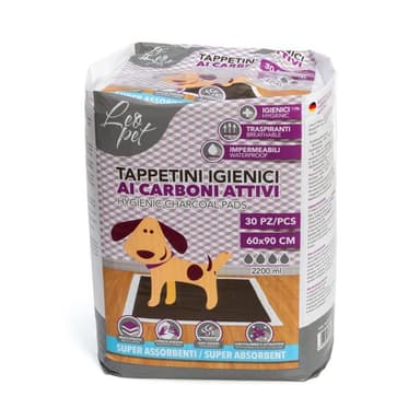 Leopet Tappetini Assorbenti Carboni Attivi 60x90 30pz