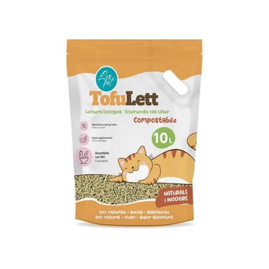 Leopet Tofulett Naturale 10lt