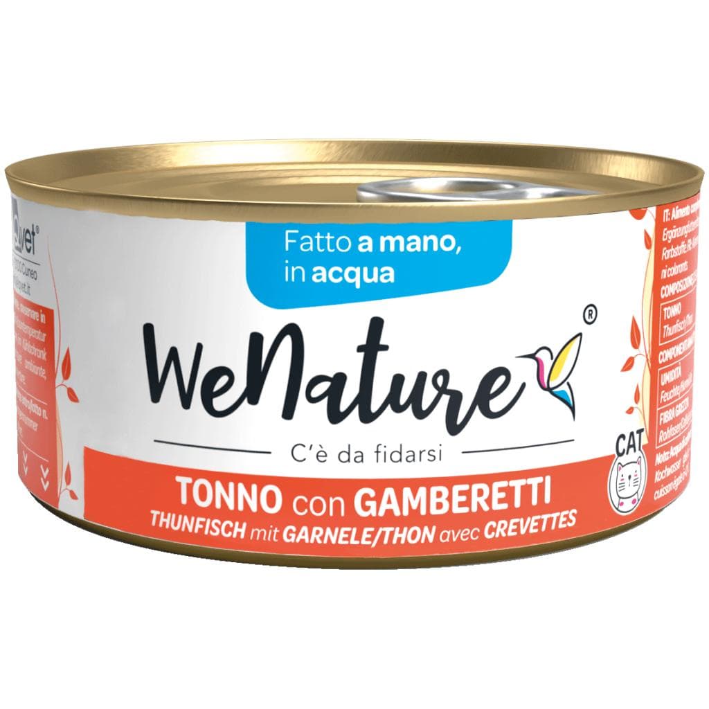 We Nature Cat Tonno/Gamberetti In Acqua 85gr