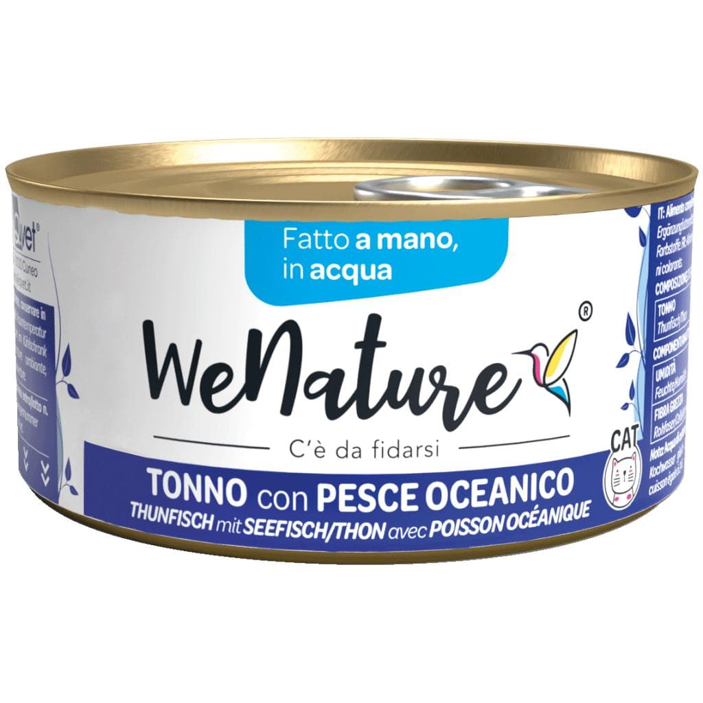 We Nature Cat Tonno/Pesce Oceanico In Acqua 85gr