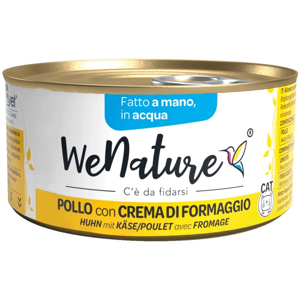 We Nature Cat Pollo/Formaggio In Acqua 85gr