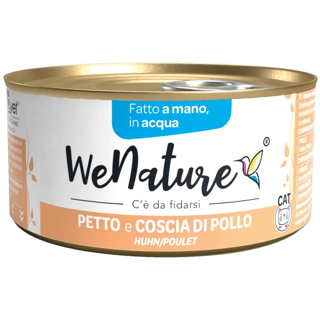 We Nature Cat Petto/Coscia Pollo In Acqua 85gr