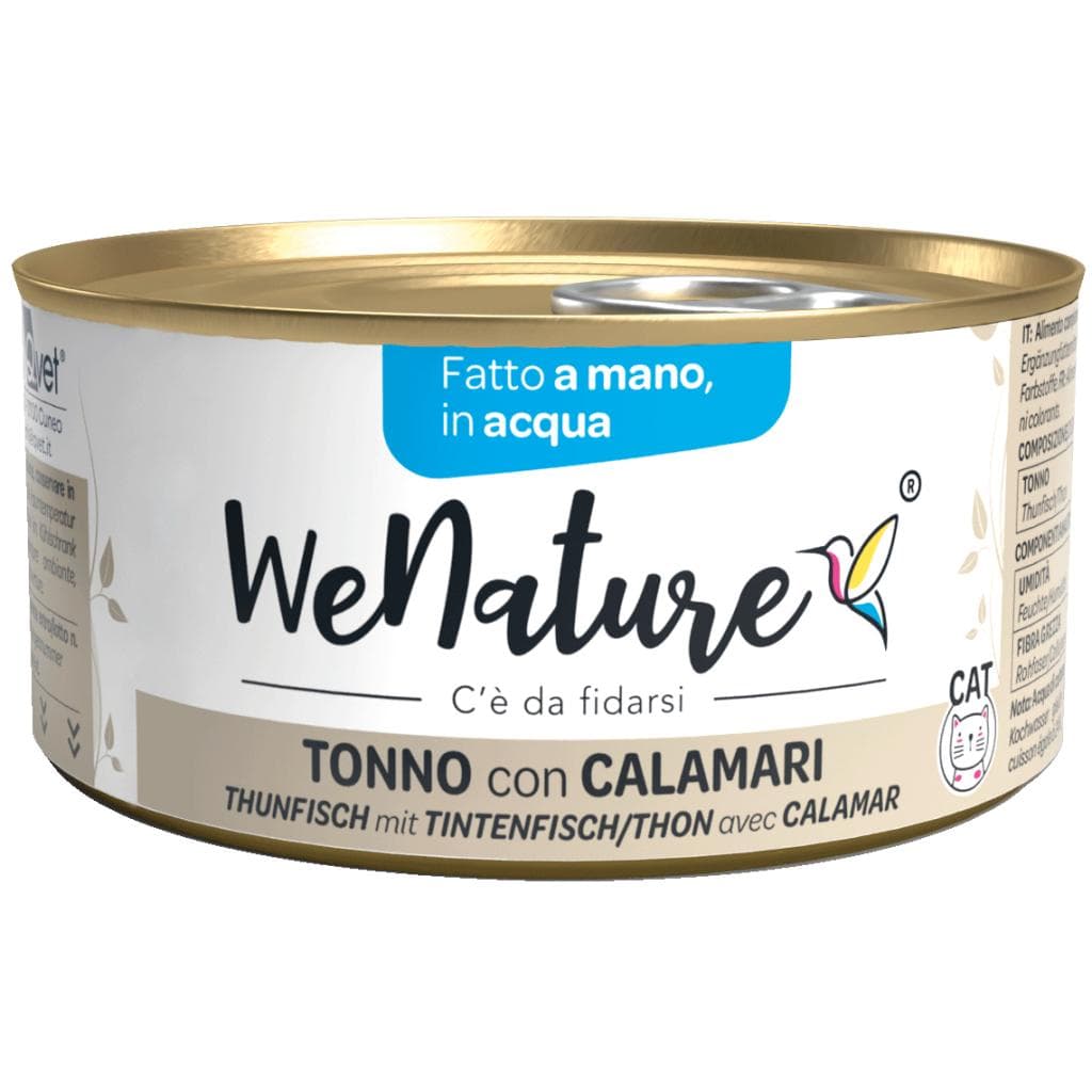 We Nature Cat Tonno/Calamari In Acqua 85gr