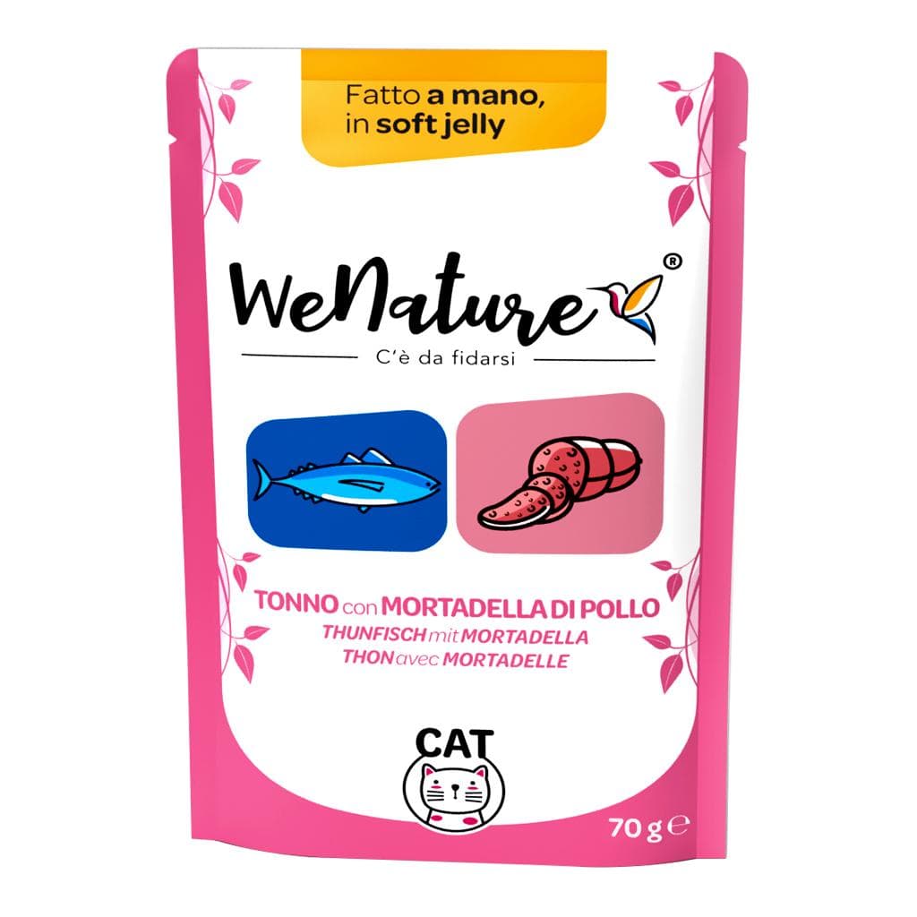 We Nature Cat Tonno/Prosciutto Di Pollo Soft Jelly 70gr
