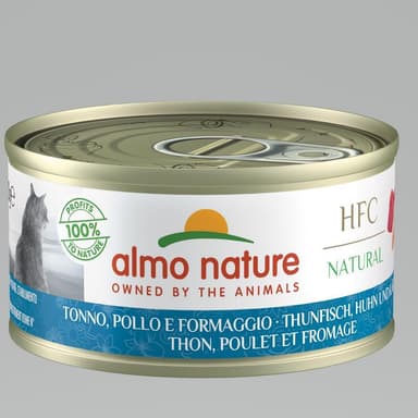 Almo Nature Hfc Cat Cuisine Tonno/Pollo/Formaggio 70gr