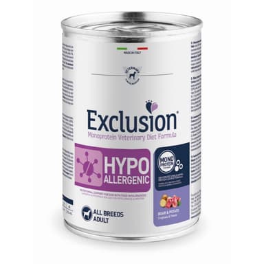 Exclusion Vet Dog Hypo Boar/Potato 400kg