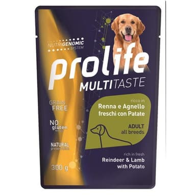 Prolife Dog Wet Renna/Agnello/Patate 300g