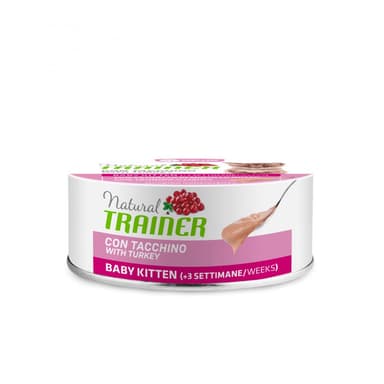 Natural Trainer Cat Baby Kitten Turkey 80gr