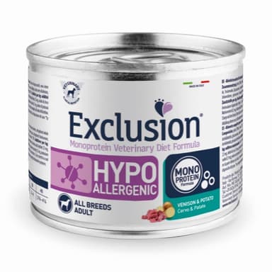 Exclusion Vet Dog Hypo Venison/Potato 200gr