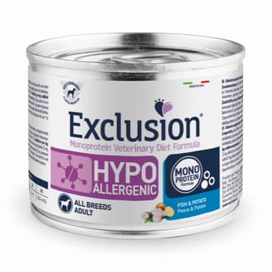 Exclusion Vet Dog Hypo Fish/Potato 200gr
