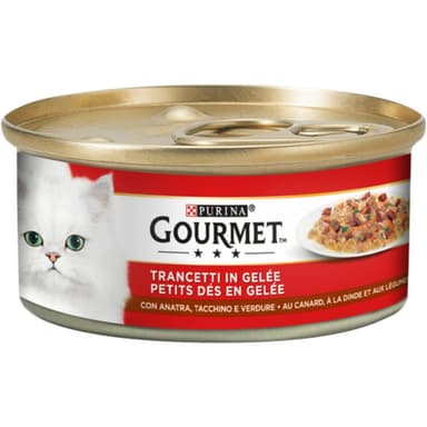 Pur Red Cat Trancetti Tacchino/Anatra/Verd 195gr