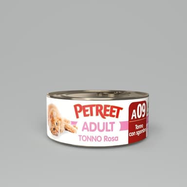 Petreet Nat Tonno Rosa/Sgombro 70gr