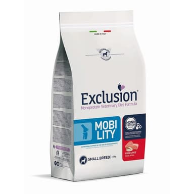 Exclusion Vet Dog Mobility Pork/Rice Small 2kg