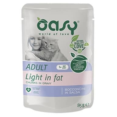 Oasy Cat Wet Bocconcini Adult Light Busta 85gr