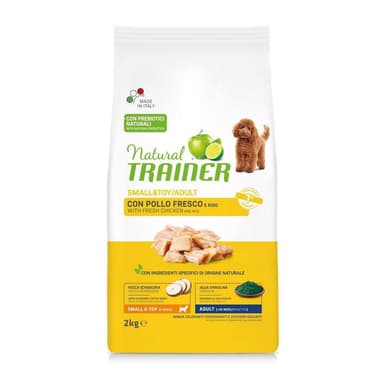 Natural Trainer Dog Adult Small/Toy Pollo 2kg