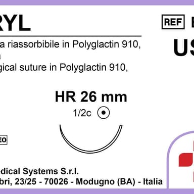 Bsm Biocryl Hr26 Usp 2-0 70 Cm Violet