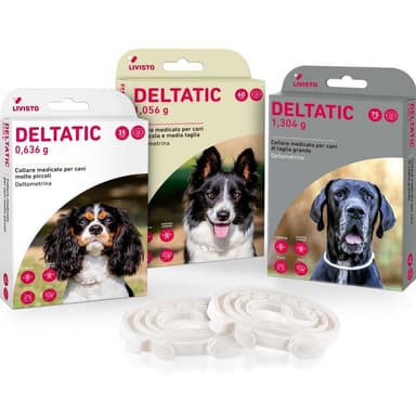Deltatic*2collari Cani 0-5kg