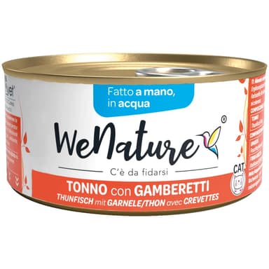 We Nature Cat Tonno/Gamberetti In Acqua 85gr