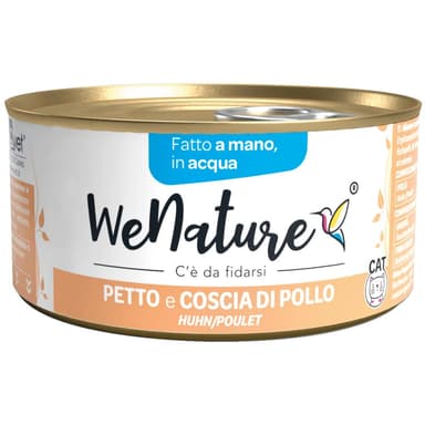 We Nature Cat Petto/Coscia Pollo In Acqua 85gr